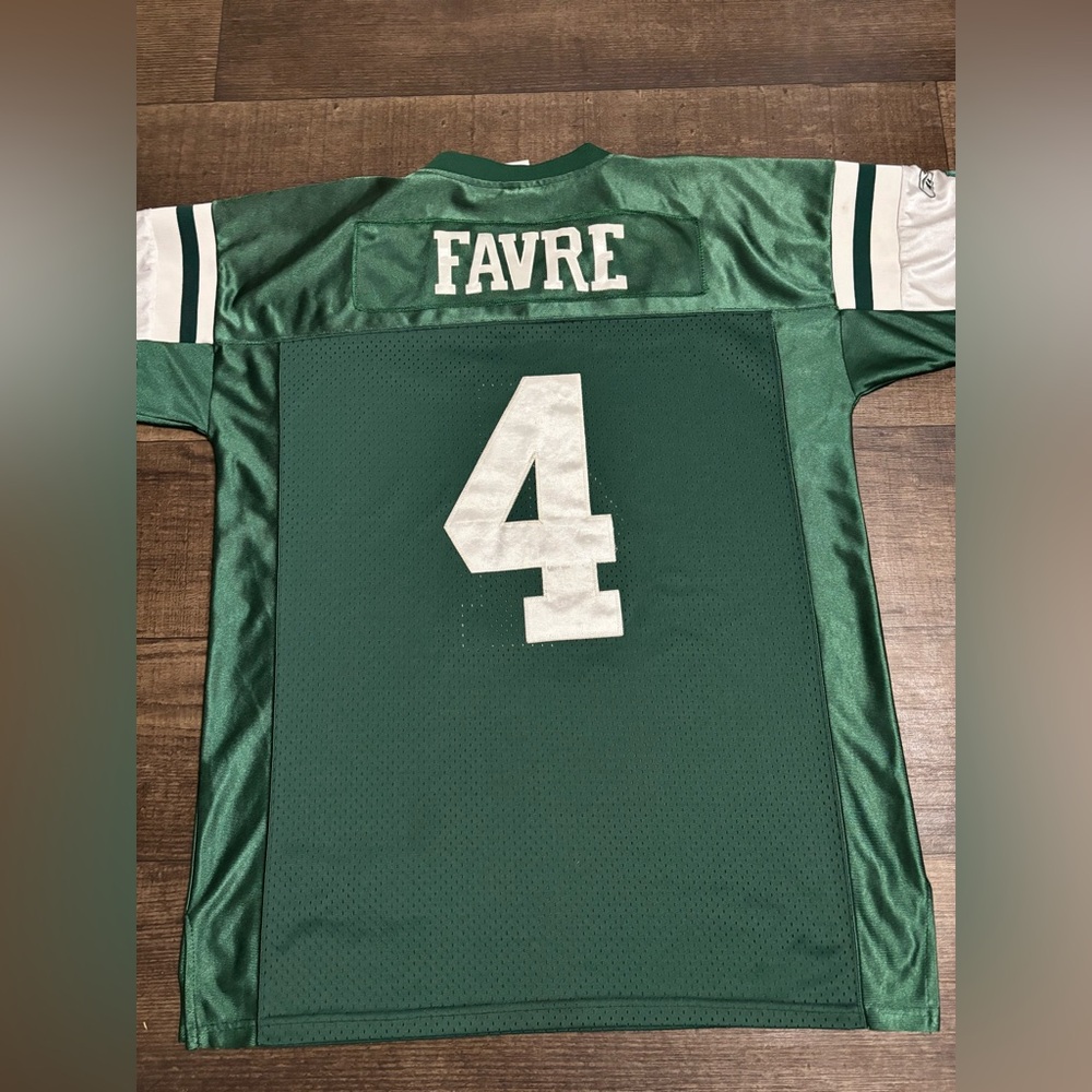 New York Jets NFL Brett Fevre VINTAGE 2000’s Reebok Jersey Men’s Size 2XL 54